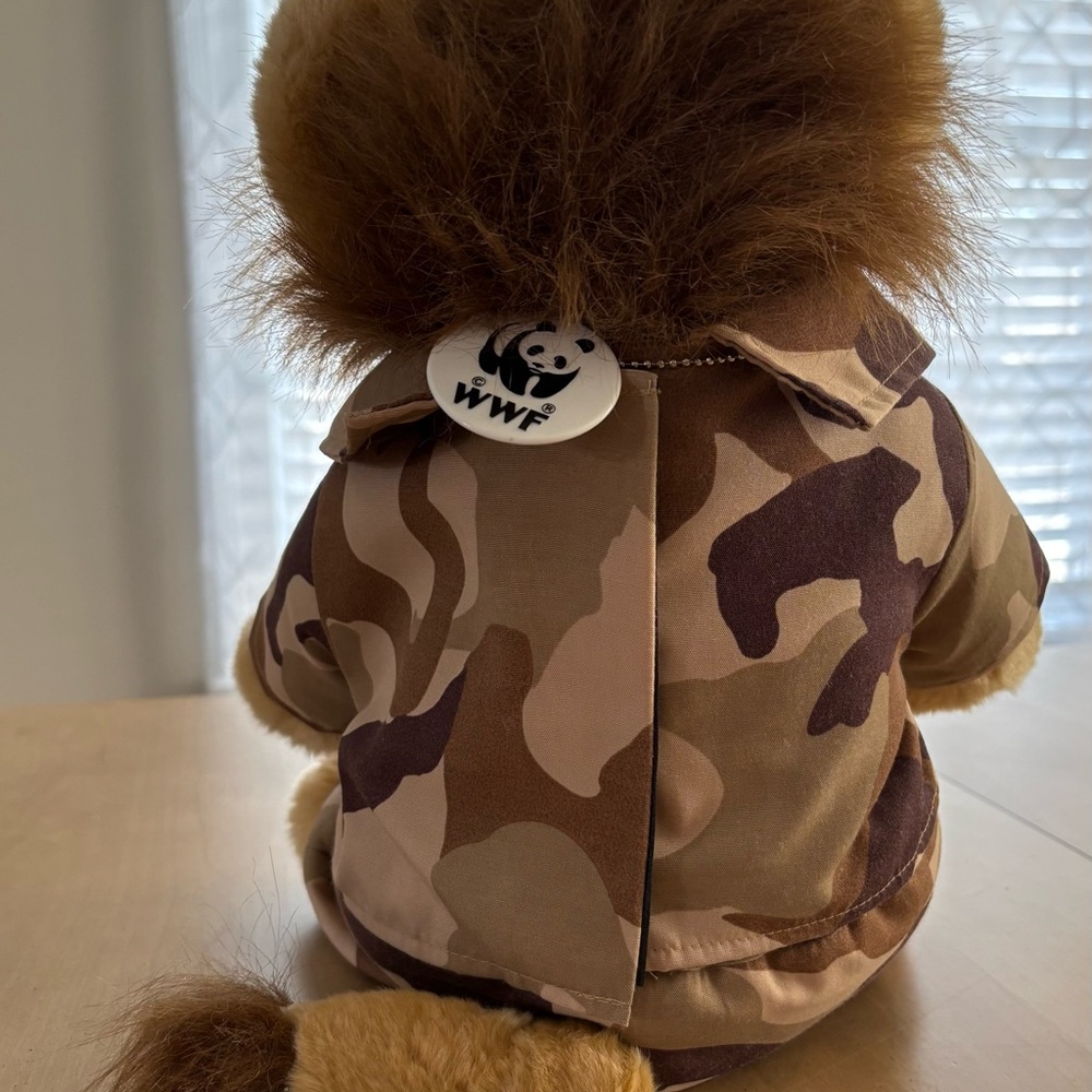 BUILD A BEAR. Military Bear w/Camouflage Uniform. “Roar” Sound in Left Paw. - Picture 3 of 7